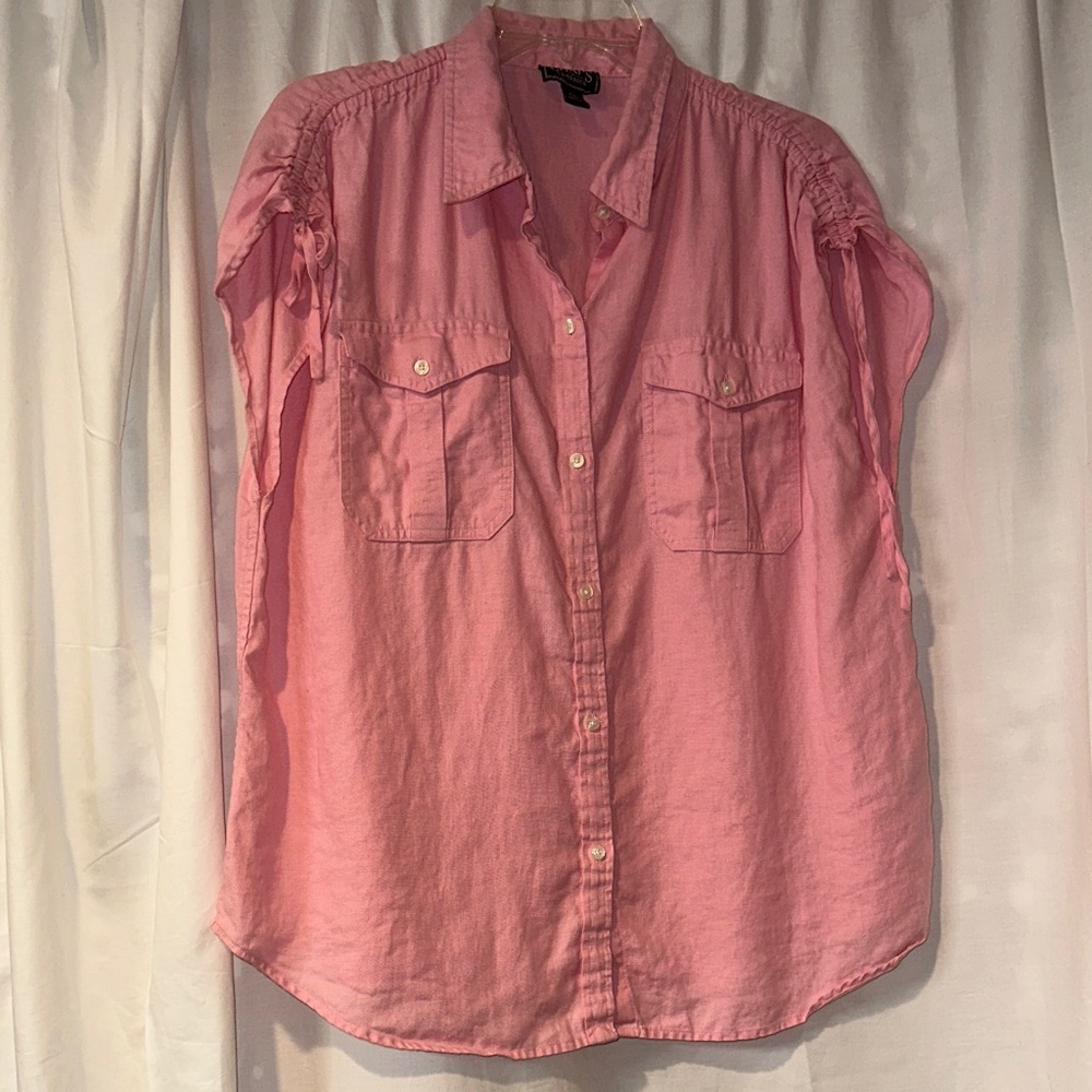 Chaps Pink Button-Down Shirt